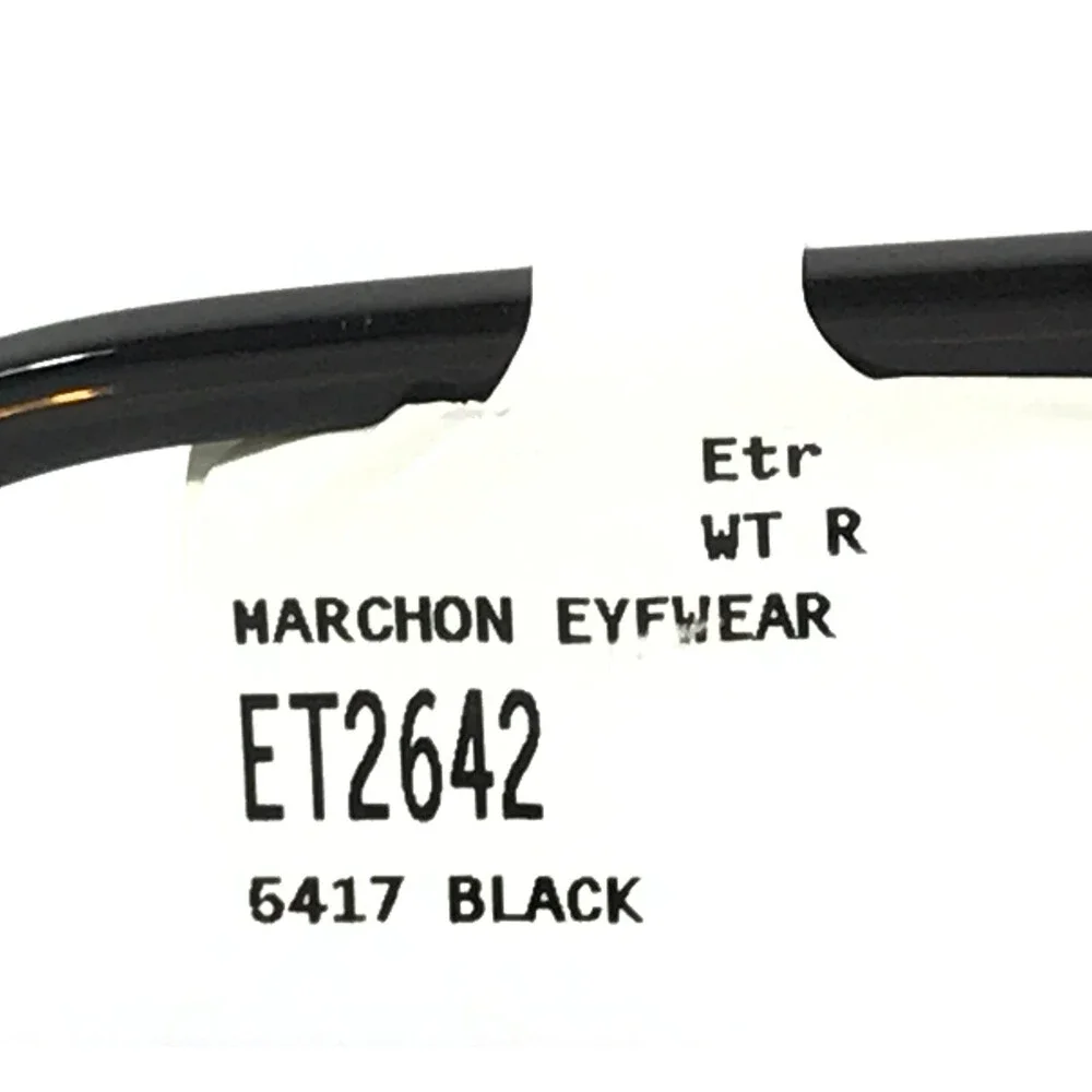 Etro Eyeglasses Frames ET2642 001 Black Brown Cat Eye Paisley Full Rim 54-17-140
